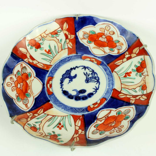 Kinesisk imari tallerken fremstillet i ca. år 1900