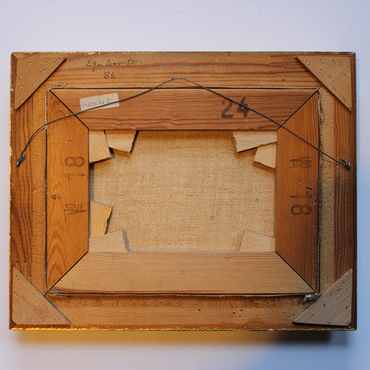 Utydelig signatur men bagpå antagelig samme ukendte signatur