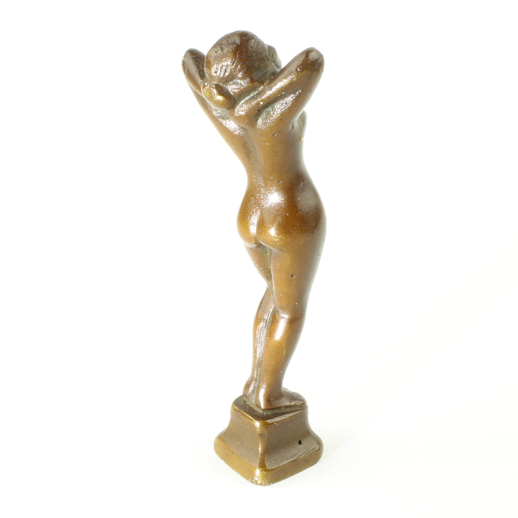 Art nouveau wienerbronze figur af kvinde