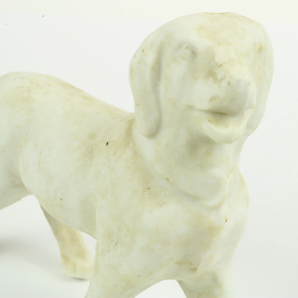 Bisquit figur af hund