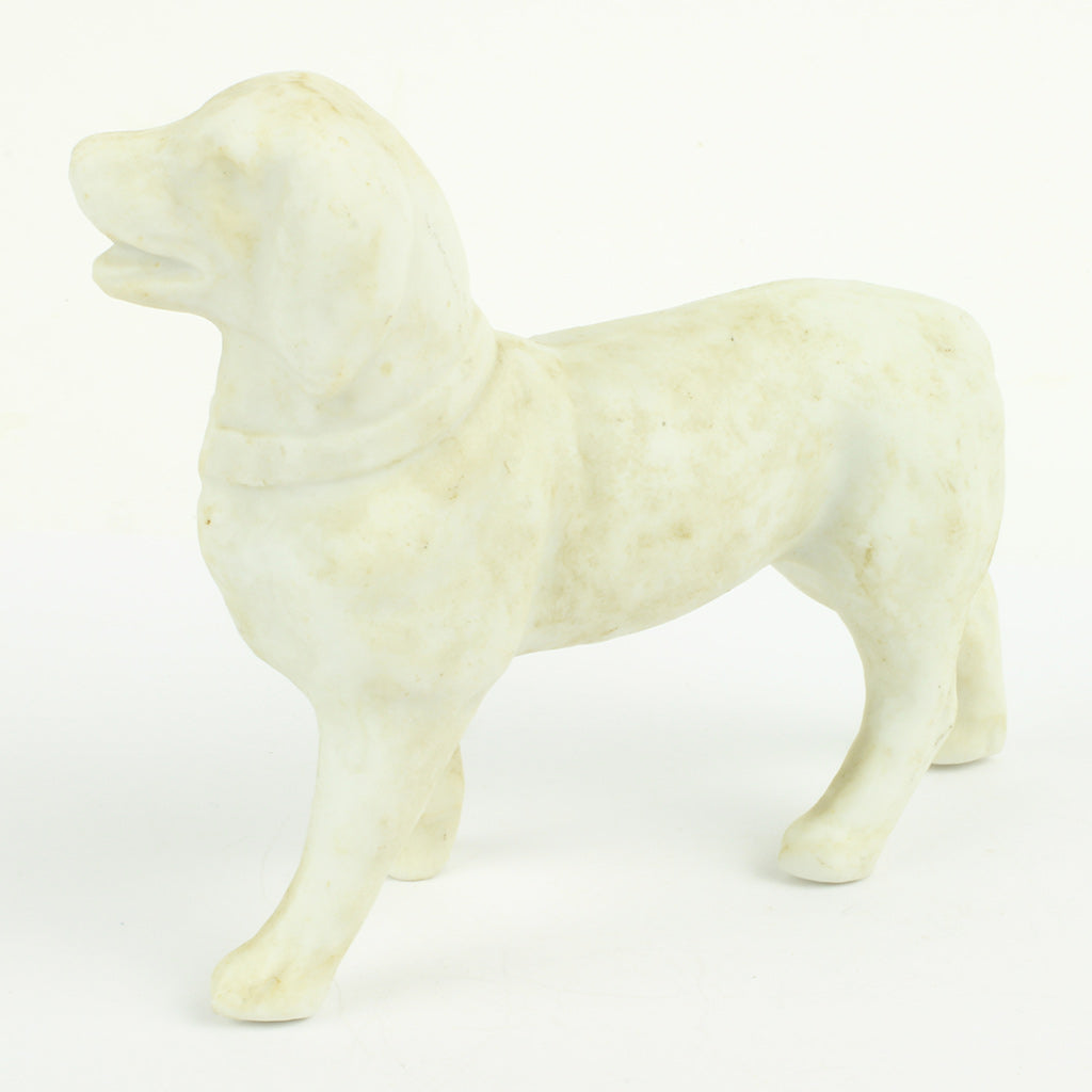 Bisquit figur af hund