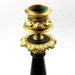 Louis Philippe lysestager af forgyldt og sort patineret bronze