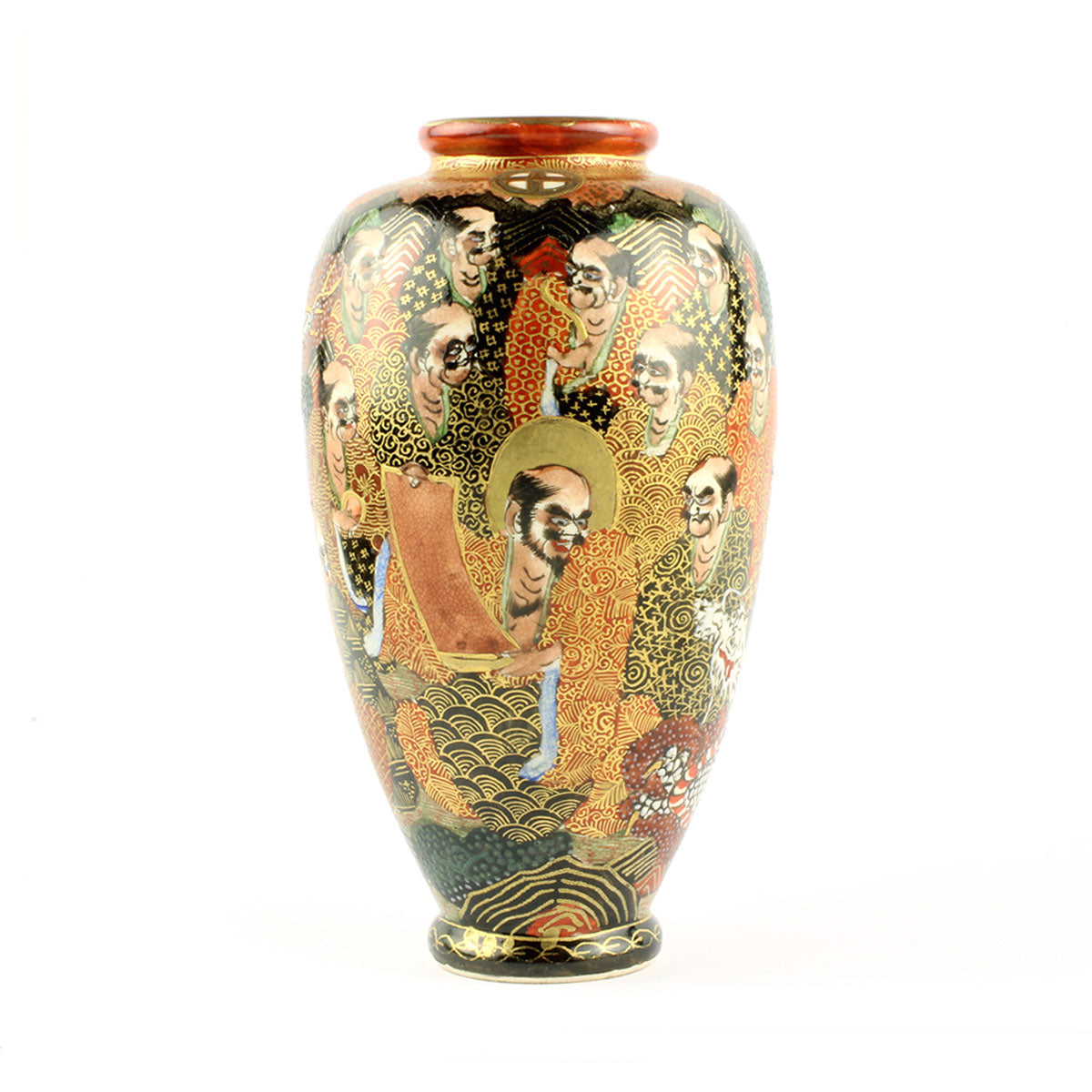 Særdeles velformet Satsuma (urne) vase fra Japan ca. år 1900