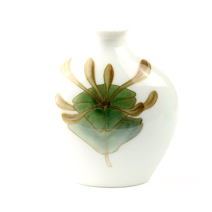 Lille art noveau vase fra Bing & Grøndahl med unica bemaling