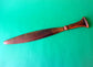 Art deco brevkniv af patineret bronze, stemplet BRONZE