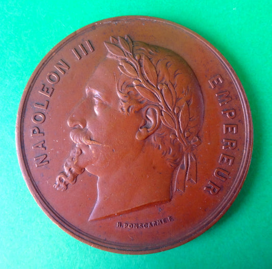 Antagelig oplæg til medalje fra Paris exposition 1867