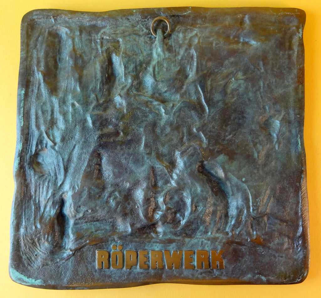 Bronze relief