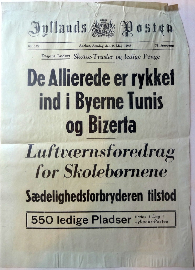 Flyveblad fra Jyllandsposten.