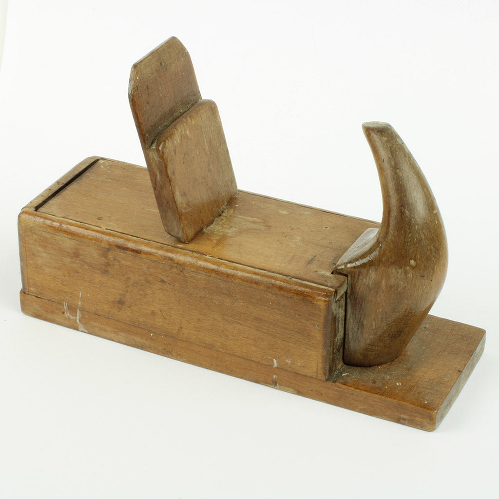 gammel høvl fremstillet som kopi eller legetøj fra ca. 1930