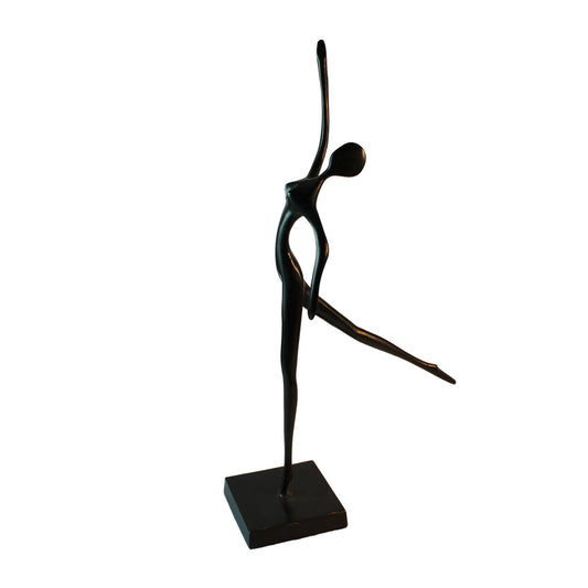 Bronze figur af Bodrul Khalique, forestillende balletdanser