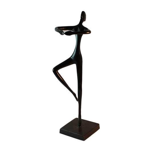 Bronze figur af Bodrul Khalique, forestillende balletdanser