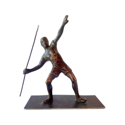 Wienerbronze figur forestillende spydkaster af bronze