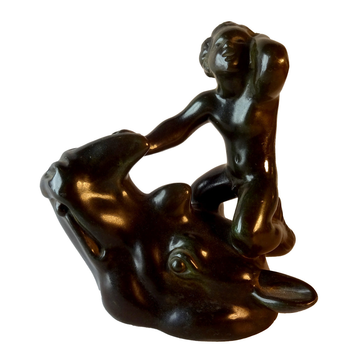 Art deco figur fremstillet af Just Andersen fra ca 1930