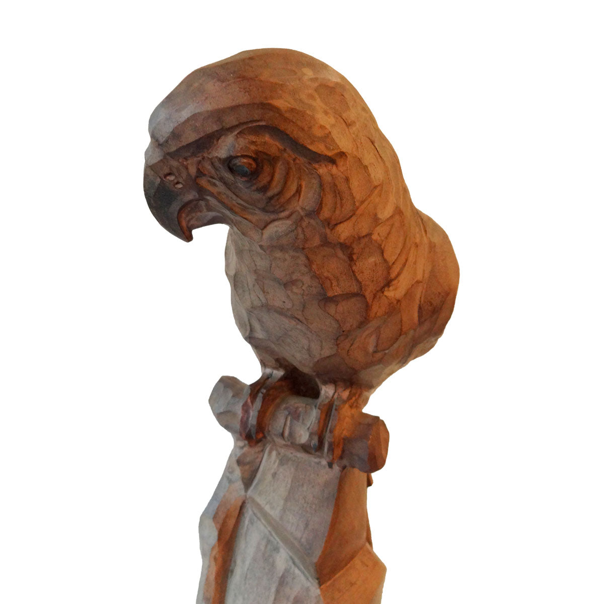 Papegøje af fajance fremstillet hos firmaet Imperial Amphora